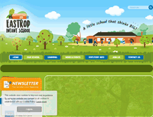 Tablet Screenshot of eastropinfantschool.org.uk